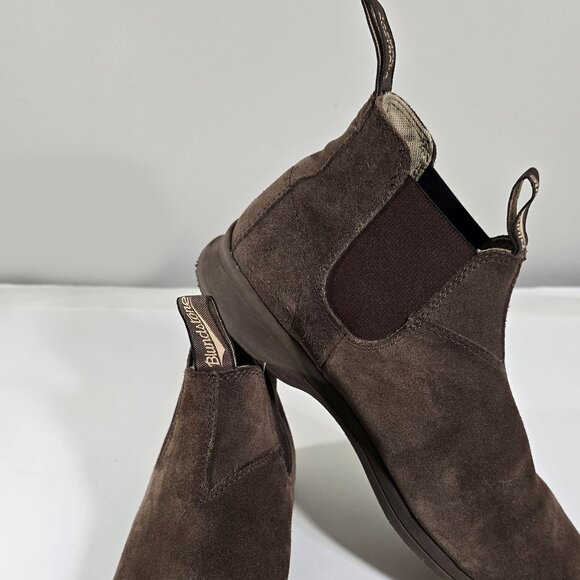 Blundstone Active Series Chelsea Boots Mens 10 AU 11 US Brown Suede Comfort Shoe main image 12